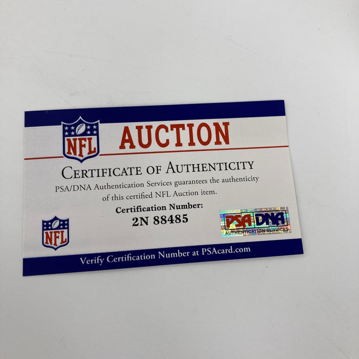 2015 Carolina Panthers NFC Champs Team Signed Super Bowl 50 Football PSA DNA COA