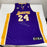 Kobe Bryant 2007-08 NBA MVP Signed Pro Cut Los Angeles Lakers Jersey UDA & BAS