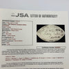 2001 Miami Hurricanes NCAA National Champions Team Signed Football JSA COA