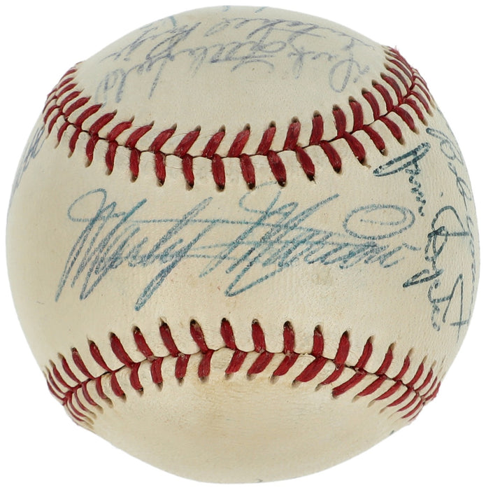 Satchel Paige 1953 St. Louis Browns Team Signed Baseball Beckett COA