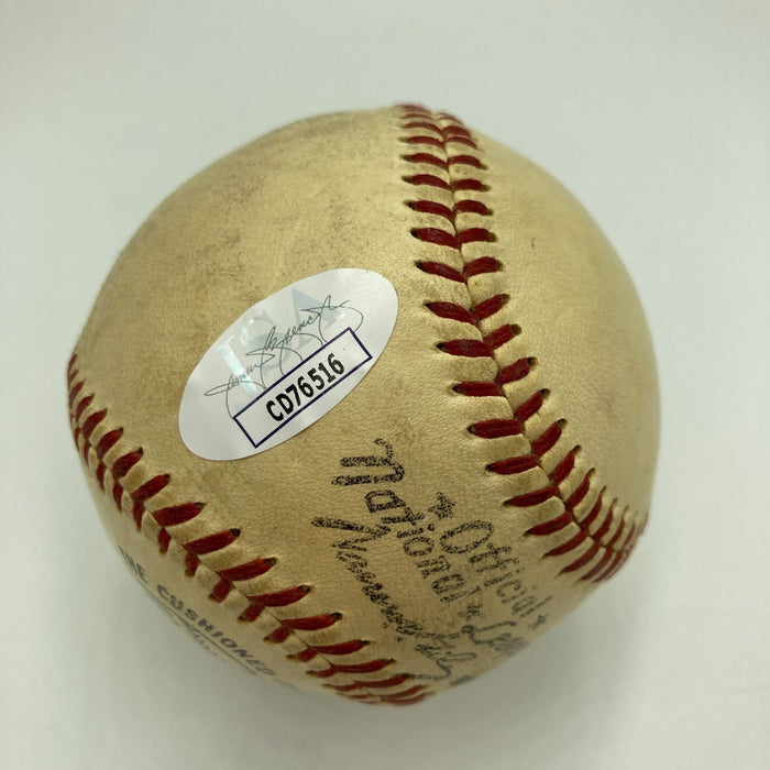 Stan Musial Signed 1950's Official National League Giles Baseball JSA COA