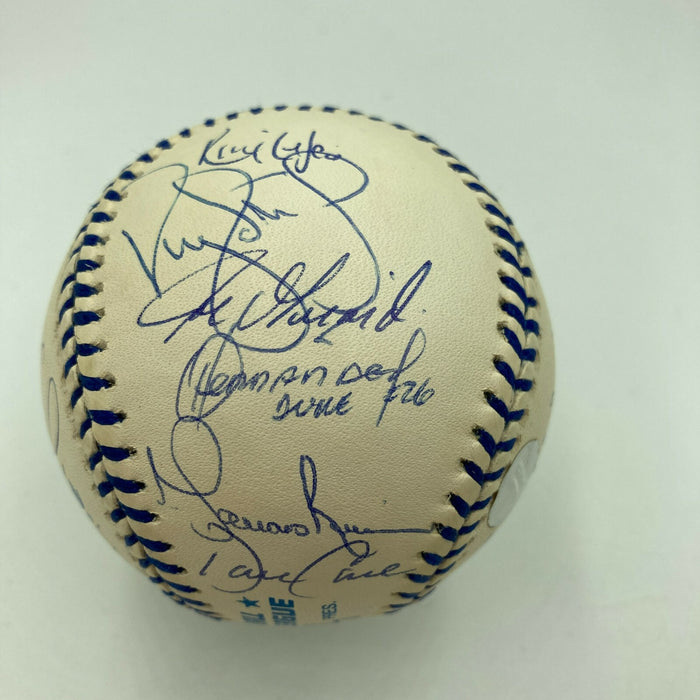 1998 New York Yankees World Series Champs Team Signed Baseball JSA COA