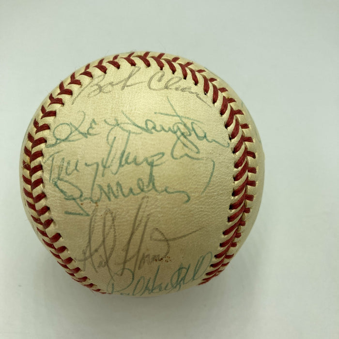 Nolan Ryan 1977 California Angels Team Signed Baseball