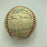 Beautiful Jackie Robinson 1952 All Star Game Team Signed Baseball JSA COA