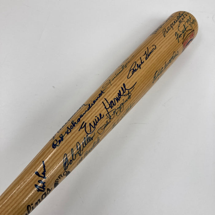 Beautiful Hall Of Fame Legends Multi Signed Baseball Bat 37 Sig Ted Williams JSA