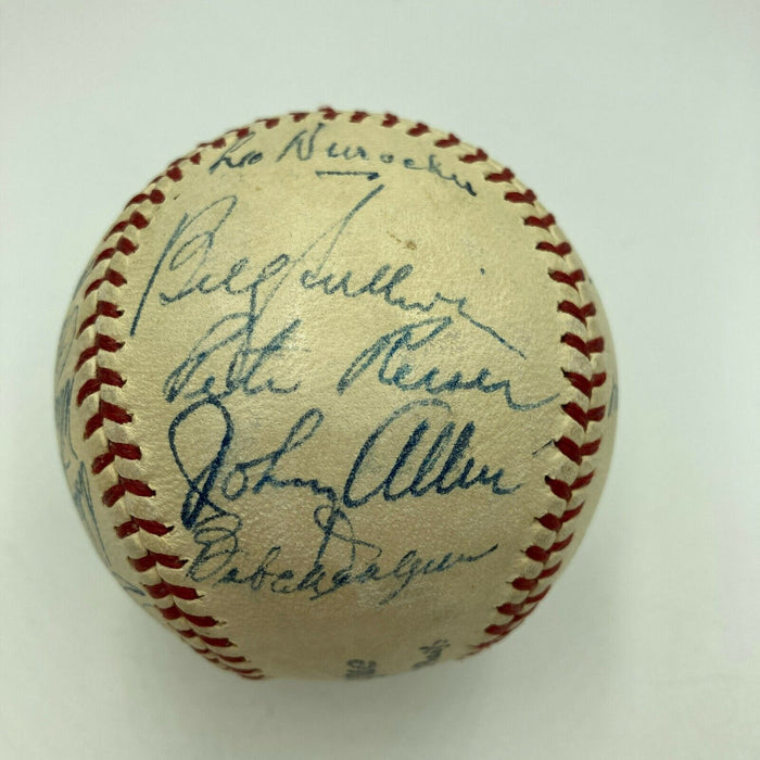 Stunning 1942 Brooklyn Dodgers Team Official National League Baseball JSA COA