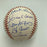 Willie Mays 70th Birthday Signed Baseball Hank Aaron Ernie Banks Stan Musial JSA