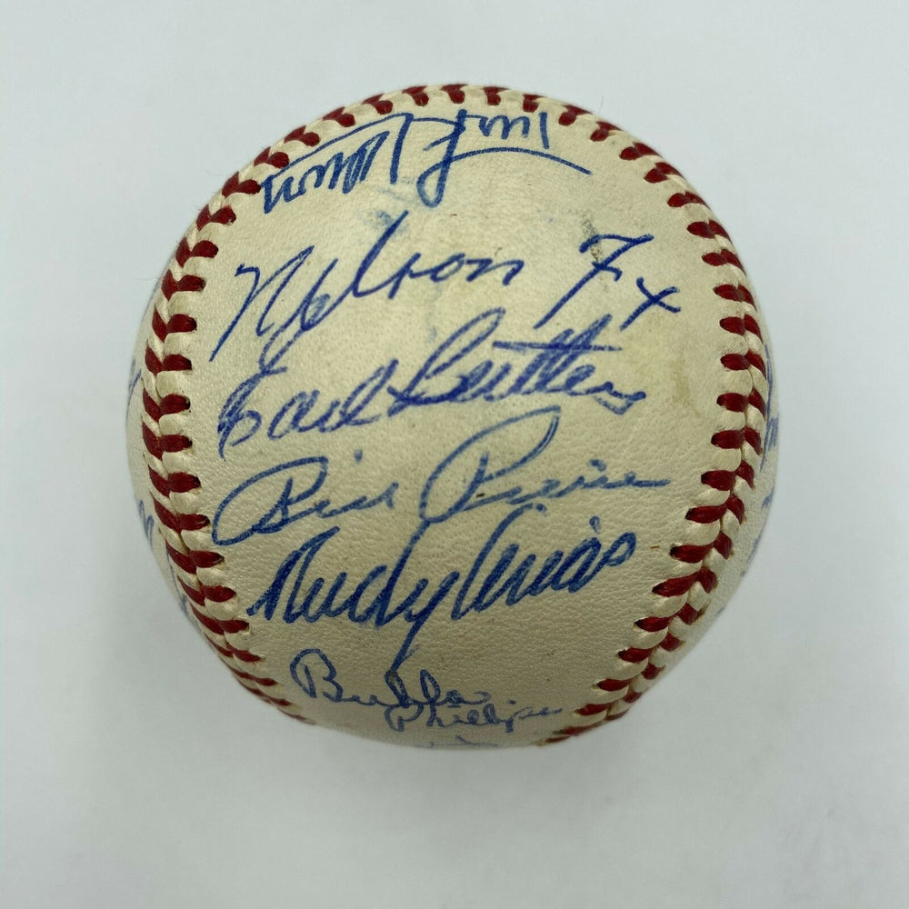 Beautiful 1959 Chicago White Sox AL Champs Team Signed Baseball JSA COA