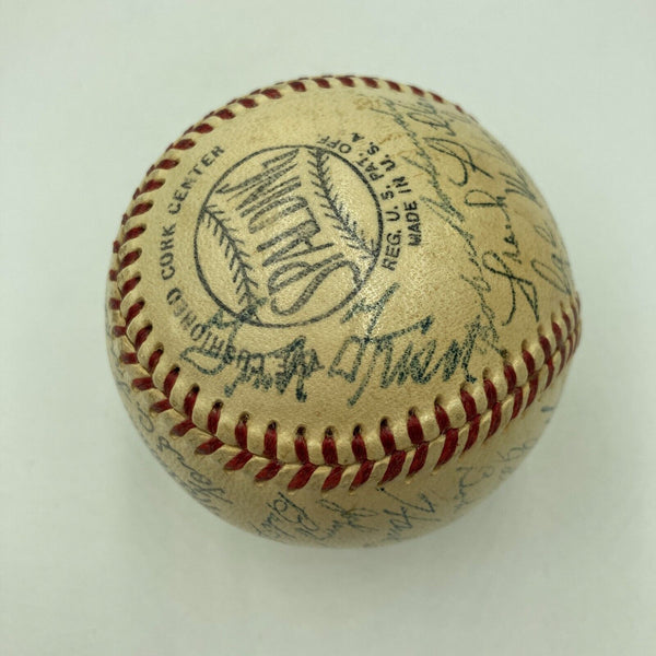Frankie Frisch 1951 Chicago Cubs Team Signed National League Baseball PSA DNA