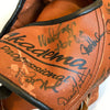 Baseball Hall Of Fame & Legends Multi Signed Jumbo Baseball Glove JSA Sticker