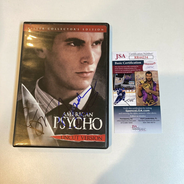 Willem Dafoe & Samantha Mathis Signed American Psycho DVD With JSA COA