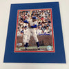 Ernie Banks Signed Autographed 8x10 Matted Photo Beckett Certified