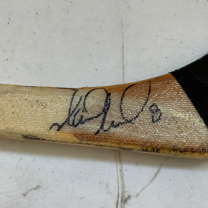 Mark Recchi Signed 1992 Game Used Canadian Hockey Stick JSA COA