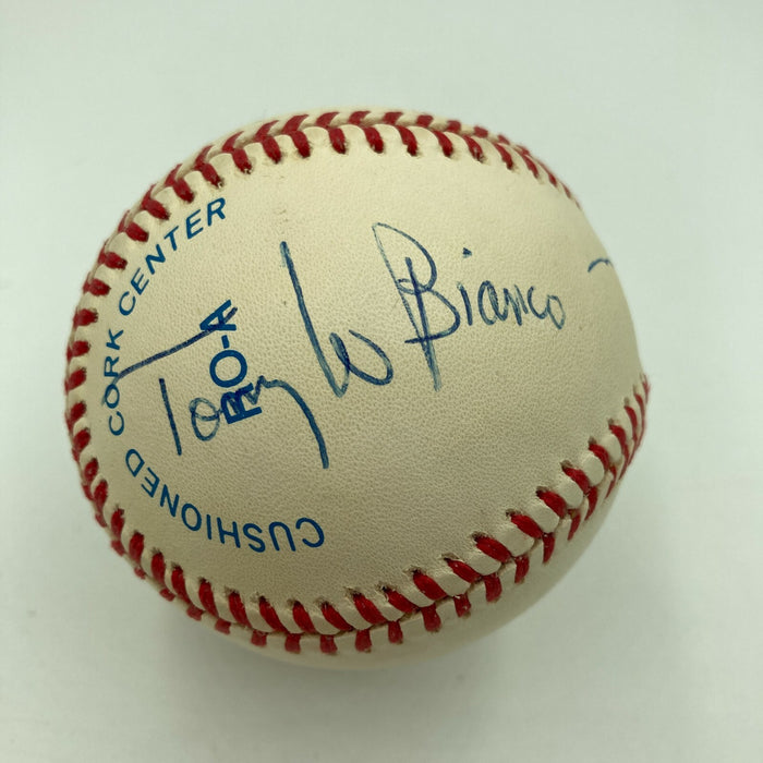 Joe Bologna, Renee Taylor, Lainie Kazan, Tony Lo Bianco Signed Baseball JSA COA