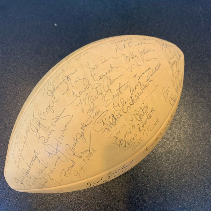 1975 Texas Longhorns Team Signed Rawlings NCAA Football