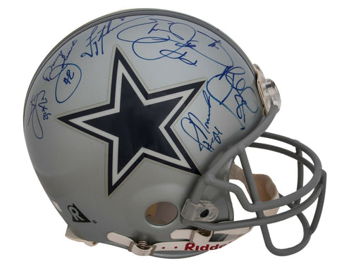1995 Dallas Cowboys Super Bowl Champs Team Signed Authentic Helmet Beckett COA