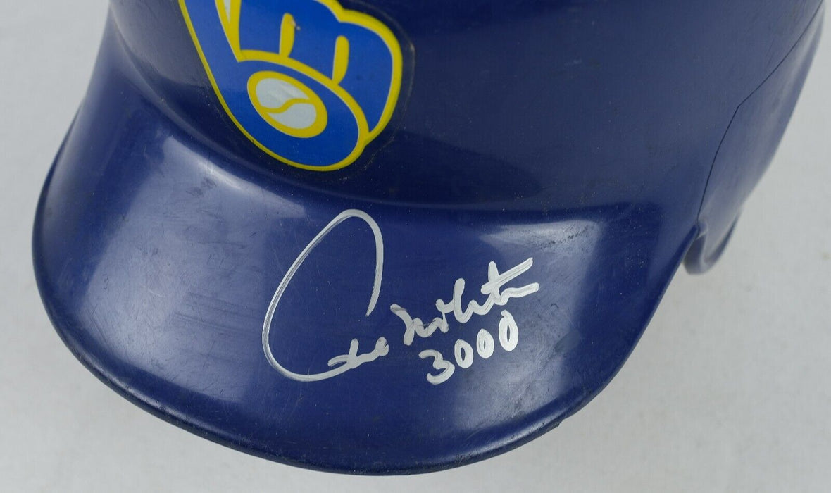 Paul Molitor 3,000 Hits Signed Milwaukee Brewers Game Model Helmet PSA DNA COA