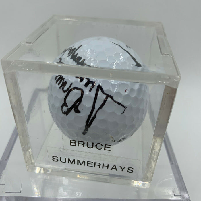 Bruce Summerhays Signed Autographed Golf Ball PGA With JSA COA