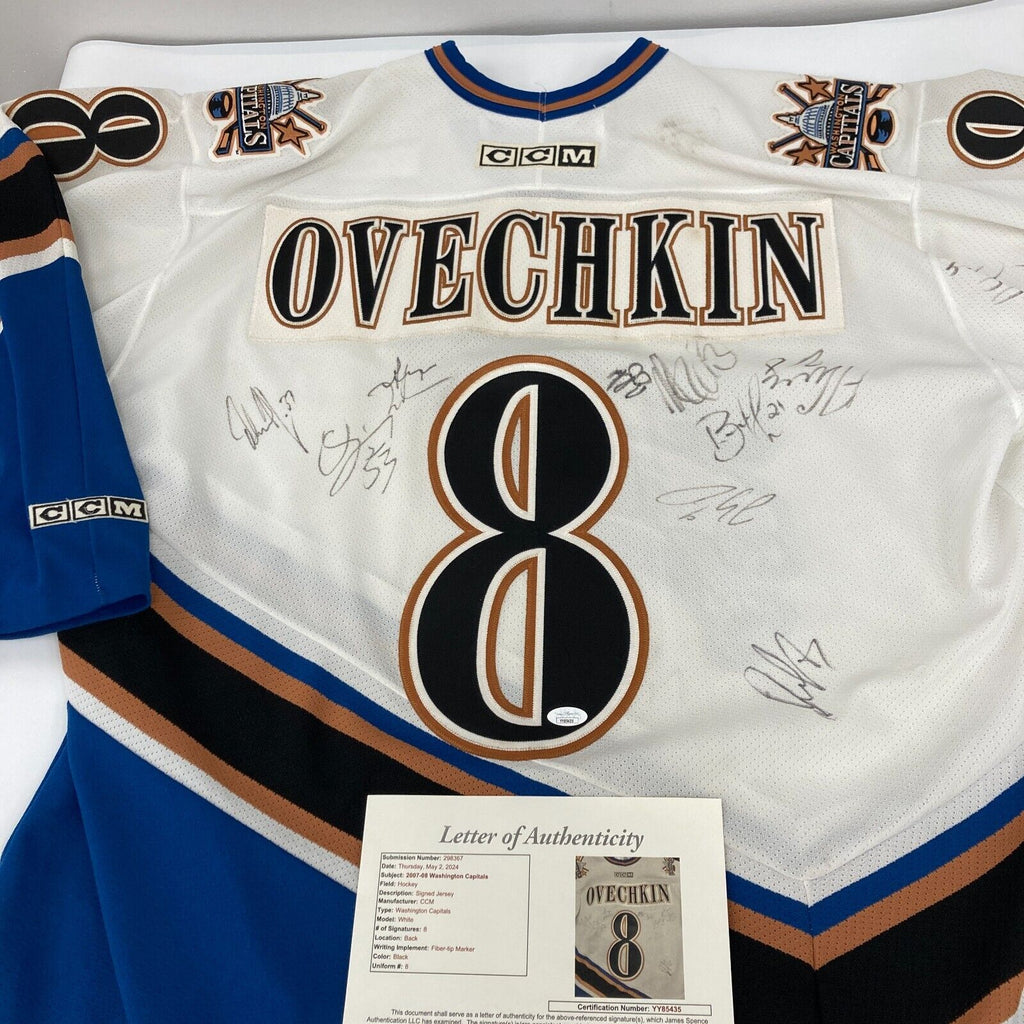 Alex Ovechkin 2007–08 Washington Capitals Team Signed Authentic