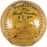 Babe Ruth Ty Cobb Walter Johnson HOF Signed 1922 American League Baseball PSA