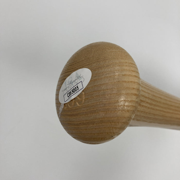 Yogi Berra Signed Inscribed 1999 Opening Day First Pitch Baseball Bat JSA COA