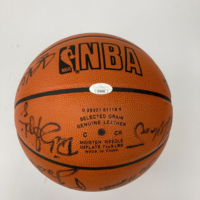 1997-98 Chicago Bulls NBA Champs Team Signed Game Basketball The Last Dance JSA