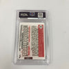 1952 Topps Eddie Mathews RC Signed Porcelain Baseball Card PSA DNA 9 MINT