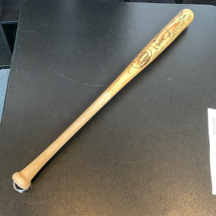 Rare 1969 Chicago Cubs & Baltimore Orioles Team Signed Baseball Bat With JSA COA