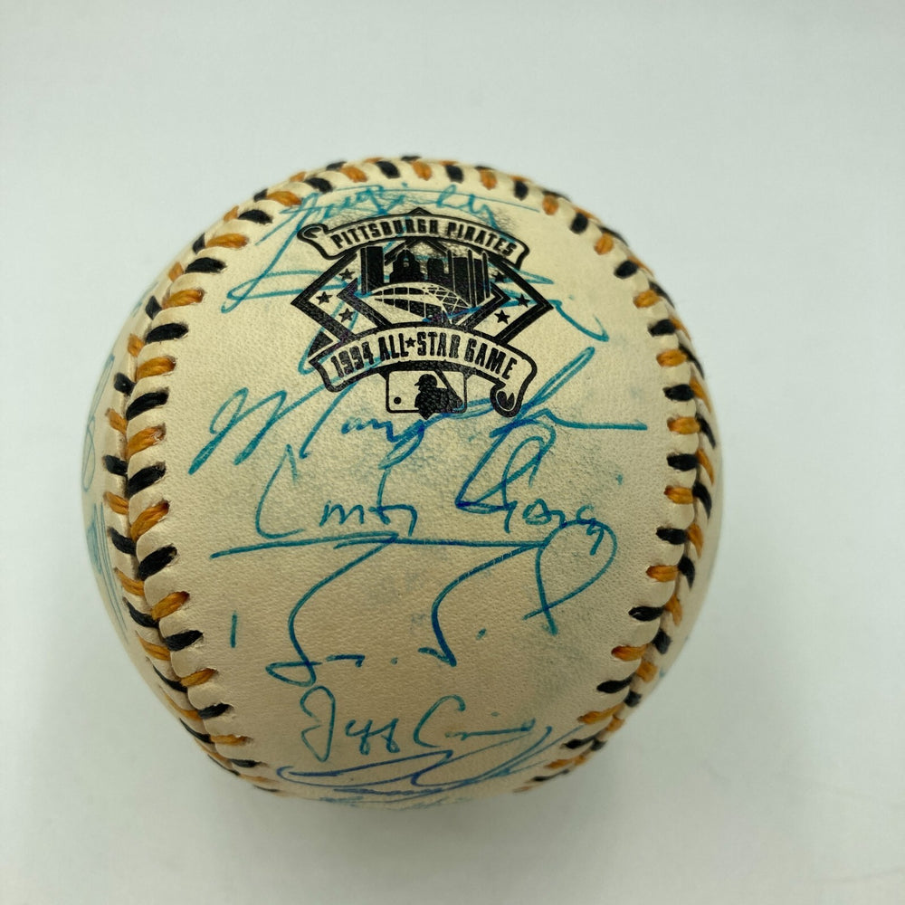 1994 All Star Game National League Team Signed Baseball Barry Bonds PSA DNA COA