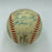 1958 Milwaukee Braves NL Champs Team Signed Baseball Hank Aaron Mathews JSA COA