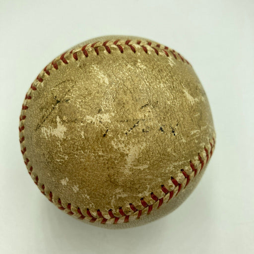 Jimmie Foxx & Mickey Cochrane Signed American League Baseball JSA COA