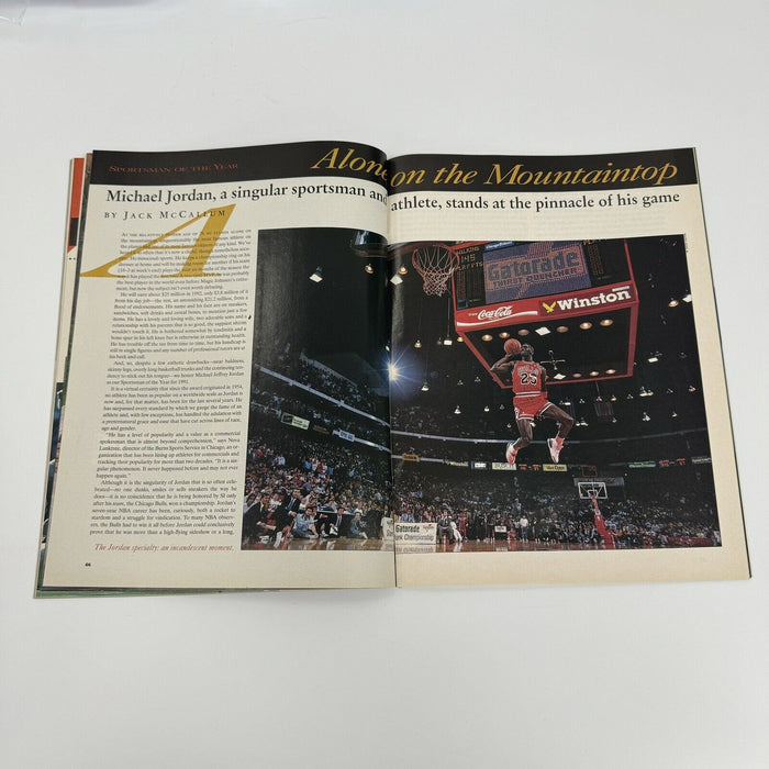 Michael Jordan Signed 1991 Sports Illustrated Magazine JSA COA