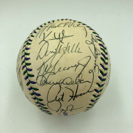 Derek Jeter Ken Griffey Jr. 1998 All Star Game Team Signed Baseball JSA COA