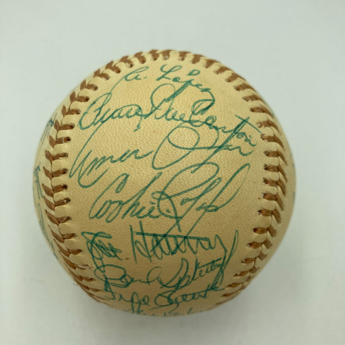 Beautiful George Brett Rookie 1974 Kansas City Royals Team Signed Baseball JSA