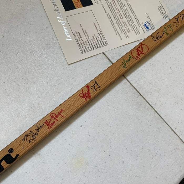 1980 NHL All Star Game Signed Stick Wayne Gretzky & Gordie Howe 26 Sigs JSA COA