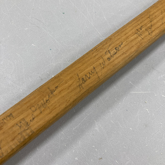 1948-49 Toronto Maple Leafs Stanley Cup NHL Champs Team Signed Hockey Stick PSA