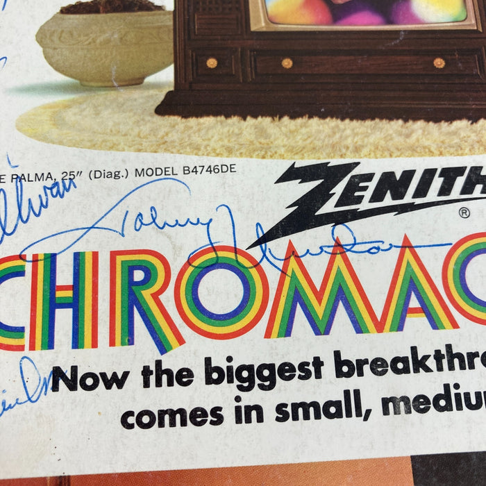 1970 Baltimore Colts Super Bowl V Champs Team Signed Program Johnny Unitas JSA