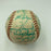 Jackie Robinson 1950 Brooklyn Dodgers Team Signed Baseball JSA COA