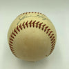 Beautiful Jim Hegan Signed 1950's American League Harridge Baseball PSA DNA COA