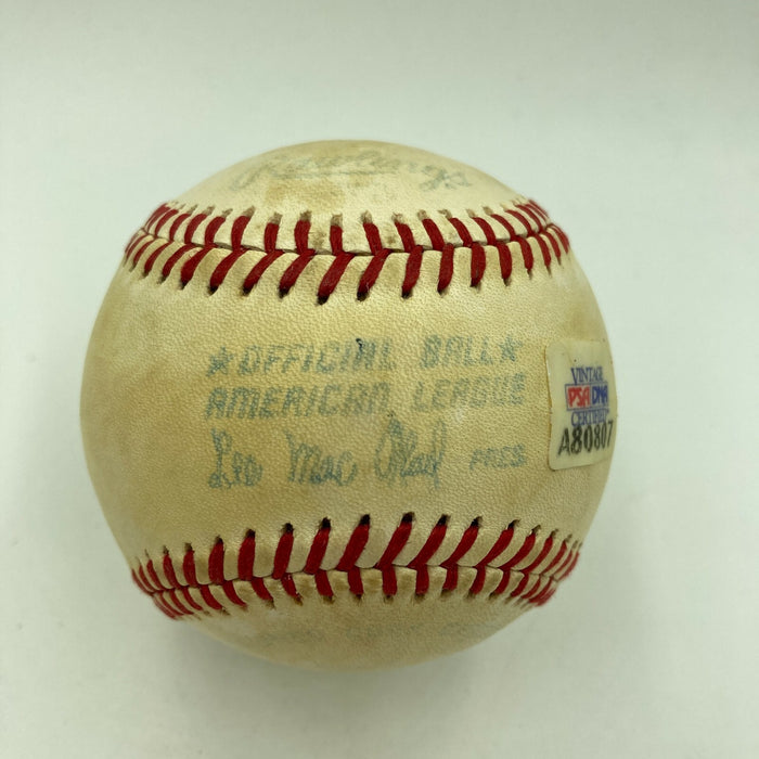 Hank Greenberg Single Signed American League Baseball PSA DNA & JSA Graded 8