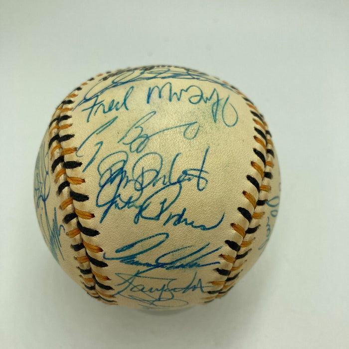 1994 All Star Game National League Team Signed Baseball Barry Bonds PSA DNA COA