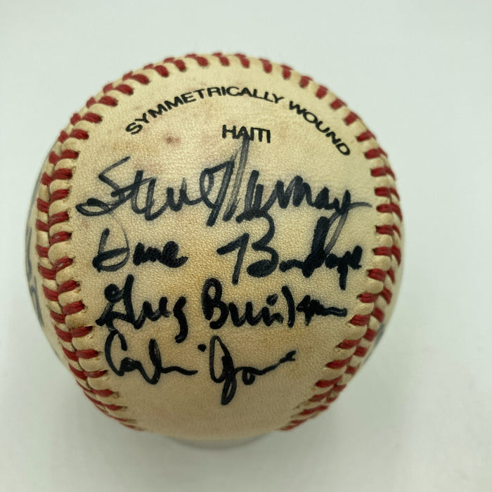 Ken Griffey Jr. Pre Rookie 1988 Vermont Mariners Team Signed Game Baseball JSA