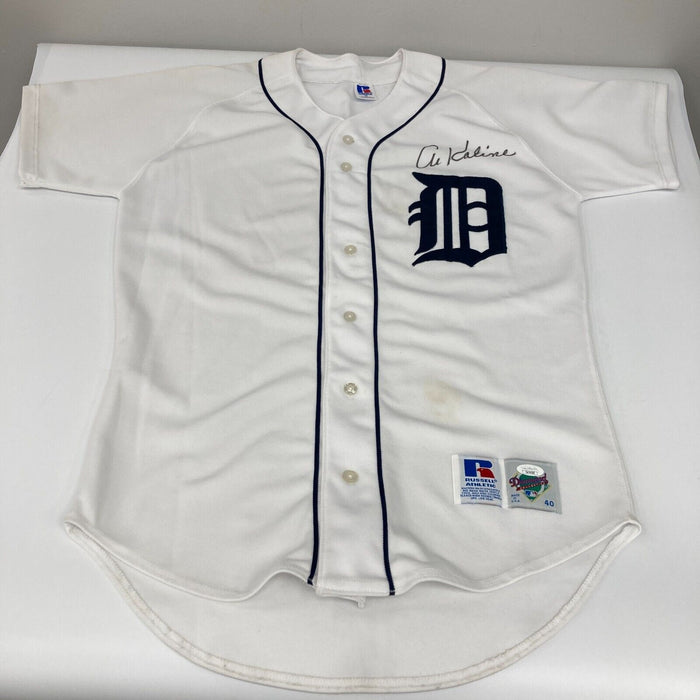 Al Kaline Signed Authentic Detroit Tigers Russell Jersey JSA COA
