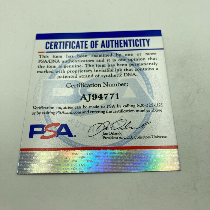 Don Drysdale Signed Game Used Vintage American League Baseball PSA DNA COA