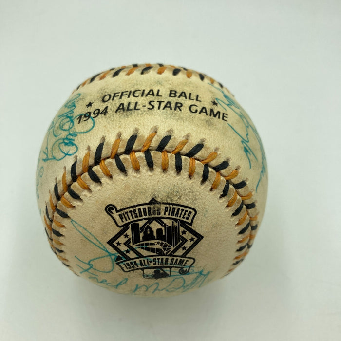 1994 All Star Game National League Team Signed Baseball Barry Bonds PSA DNA COA