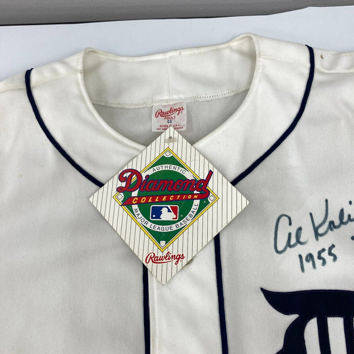 Al Kaline 1955 .340 Ave. Signed Detroit Tigers Authentic Rawlings Jersey JSA COA