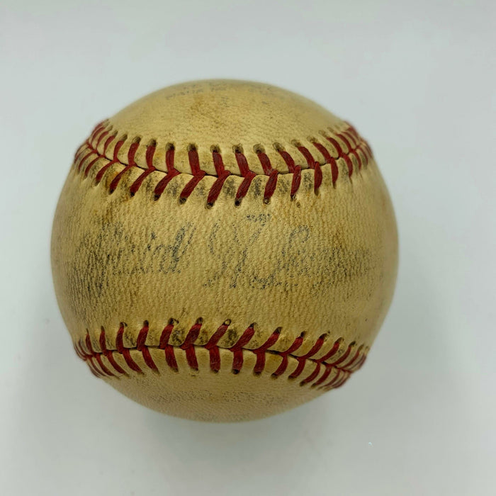 1960's Willie Mays "New York Giants" Playing Days Signed Inscribed Baseball JSA