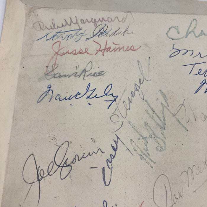 Incredible 1970's HOF Multi Signed Home Plate 67 Sigs Satchel Paige Beckett COA