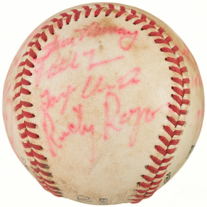 Ken Griffey Jr. Pre Rookie 1988 Vermont Mariners Team Signed Baseball JSA COA