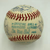 Mickey Mantle 1970's Hall Of Fame Induction Multi Signed Baseball JSA COA